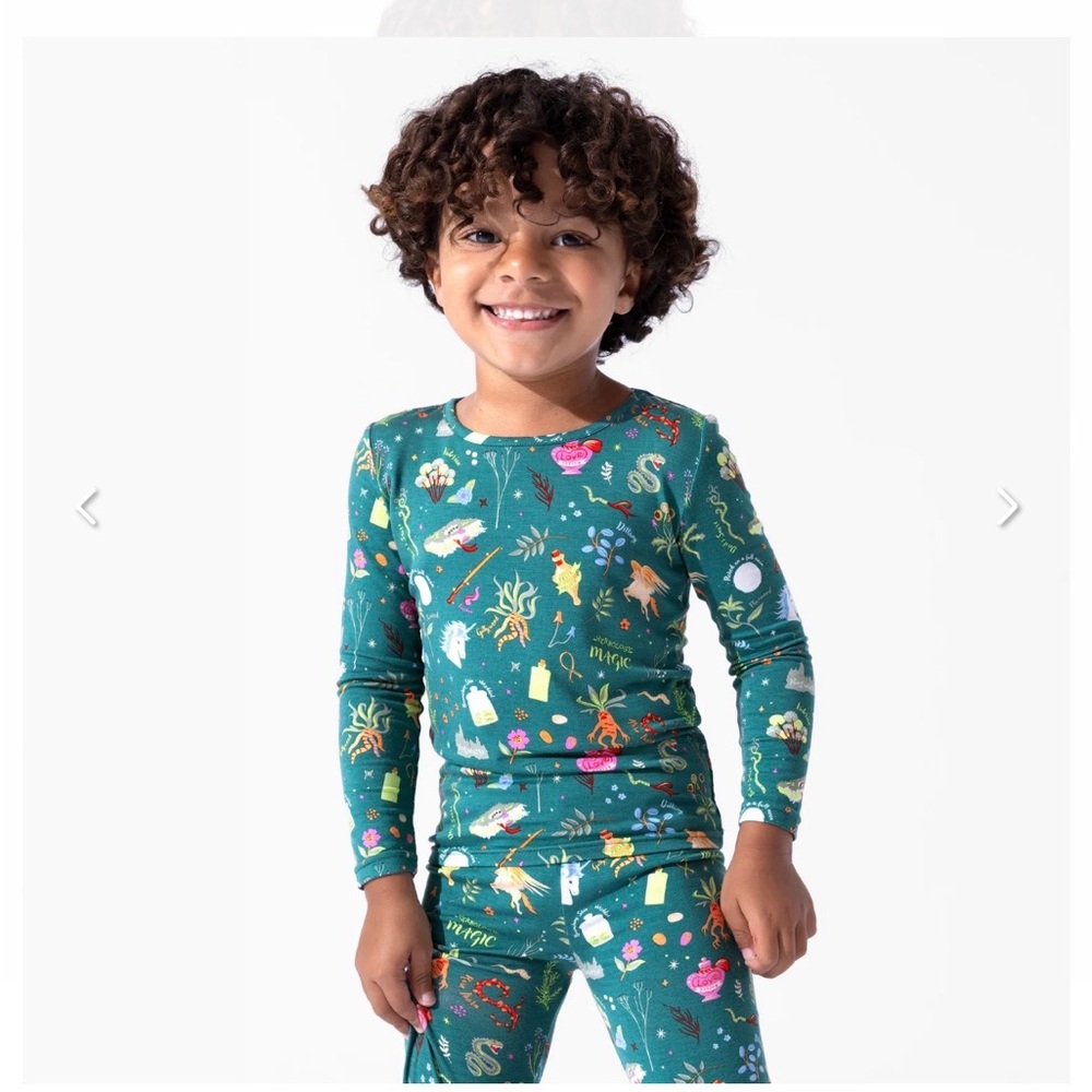 Bellabu Bear mandrakes and potions kids pajamas